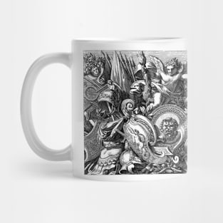 Ancient Mural Graphic Mug